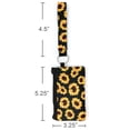 thumbnail image 7 of Wrapables Neoprene Mini Wristlet Wallet / Credit Card ID Holder with Lanyard, Sunflowers, 7 of 7