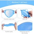 thumbnail image 3 of ShenMo Storage Case Clip Holder Face, Foldable Silicone Bag Portable Storage Box Disposable Organizer Dustproof Blue, 3 of 5