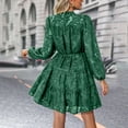 thumbnail image 5 of Bovxnpu Women Long Sleeve Dresses Plus Size Dresses, Long Sleeve Dress for Women Flowy A Line Midi Dress Buttoned Fall Dresses Spring Fall Outfits, 5 of 5