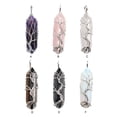 thumbnail image 2 of Colgante de columna de cristal, accesorio Hexagonal, collar de árbol de la vida para el hogar, amuletos ornamentales a juego Unisex, Ropa, zapatos y accesorios Miscelánea Piedra de ojo de tigre Minnieouse AP009630-04, 2 of 5