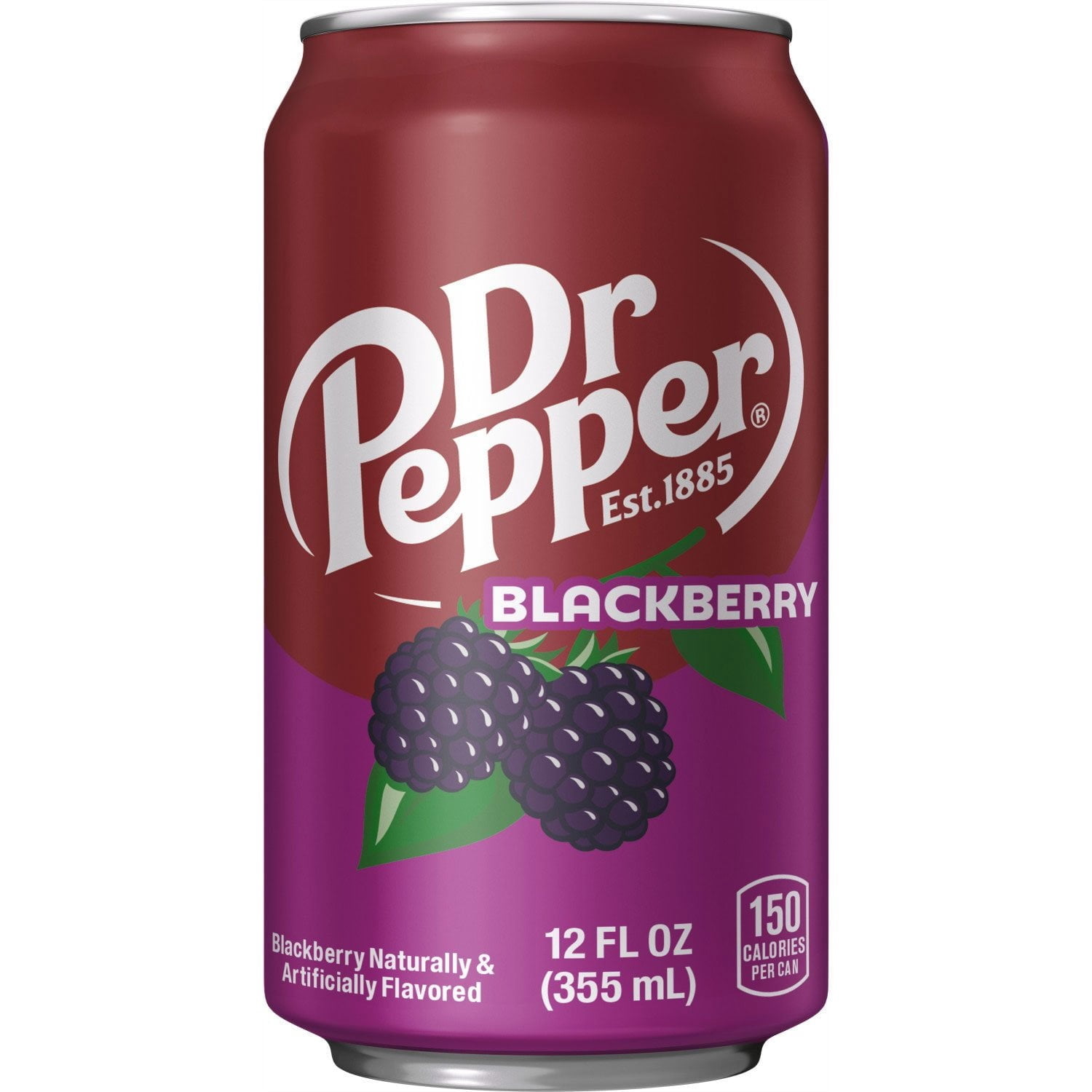 Dr Pepper Blackberry Soda, 12 Fluid Ounce (Pack of 24)