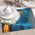 thumbnail image 6 of Dish Drying Mat, Modern Style Blue Parrot Highly Absorbent Drying Matt Kitchen Counter, Dish Mat Drying Pad Dishes Drainer Mats for Kitchen Counter or Sink, 16 x 18 inch, 6 of 6
