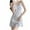 White, variant on Wyobmus Womens Satin Nightgown Comfy Lingerie Sleepwear Spaghetti Strap Nightdress With Chest Pad Butterfly Print Chemises Silky Sleepdress Black