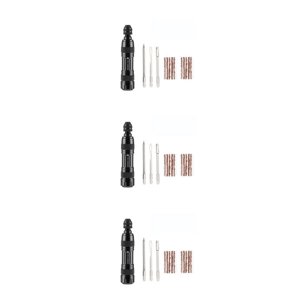 Soidarity Kit de reparación de aleación de aluminio para neumáticos sin cámara de carretera, juego de tiras de goma antideslizantes para reparación de Type1 NO1 Soidarity CBP163130