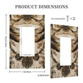 thumbnail image 3 of Disketp Vintage Dragonfly Artwork Decorative Light Switch or Outlet Wall Plate with Safety Cover-Style U, 3 of 6