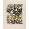 thumbnail image 2 of Lovis Corinth 12x14 Black Ornate Wood Framed Double Matted Museum Art Print Titled: The King Near Leuthen (1921), 2 of 5