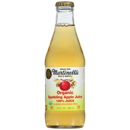 Organic Sparkling Apple - Martinelli's Gold Medal® Organic Sparkling Apple 100% Juice 10 Fl. Oz. Bottle
