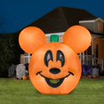 thumbnail image 4 of Calabaza inflable con diseño de Mickey Mouse de Disney con diseño de Gemmy Airblown, 3 m, 4 of 6