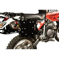 Tusk Pannier Rack Soft Luggage Mount w/RotopaX Mount and 1 gal. Fuel Pack Black