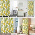 thumbnail image 6 of Lemon Leaves Fabric Shower Curtain Flower Floral Bouquet Washable Shower Curtains for Bathroom, Waterproof Bath Curtain with Hooks Home Decor 72x84in, 6 of 8