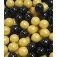 thumbnail image 2 of Naturejan Graduation Tuxedo Themed Gumballs Gold and Black 2 Pounds Bulk size-for events & Parties, 2 of 5