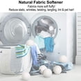 thumbnail image 6 of HAVELOR Wool Dryer Balls, 6-Pack 2.4 Inch, Shorten Drying Time & Soften Fabric, Reusable Alternative to Dryer Sheets(white,6cm), 6 of 6