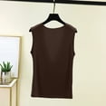 thumbnail image 6 of Jerdar Women's Cowl Neck Draped Cap Sleeve Solid Tank Top Lightweight Summer Casual Tops XXXL, 6 of 8