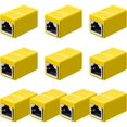 TRAHOO10 Pieces RJ45 Coupler, Extension Adapter Network