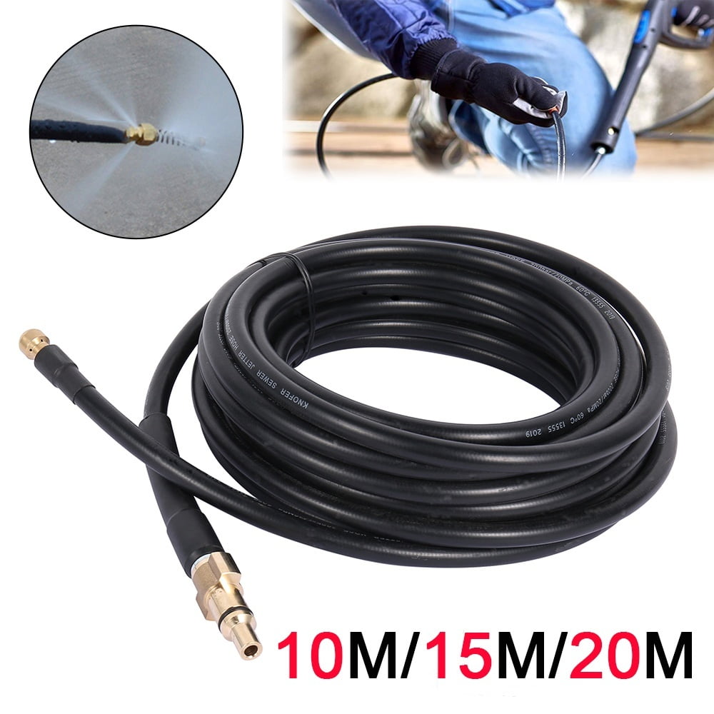 50 Meter Petrol Pressure Washer Drain Sewer Cleaning Jetting Hose THE RAT 