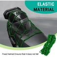 thumbnail image 2 of Huggegwe Filet de Chargement pour Moto, 15.7"x15.7 Pouces Filet Élastique Robuste avec 6 Crochets en Plastique Réglables, Filet de Rangement Haute Élasticité pour Casque de Moto, Compatible avec Moto, U2537-6243, 2 of 7