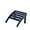 Blue, variant on PRZL Outdoor Adirondack Ottoman - Weather-Resistant HDPE Patio Footrest for Ultimate Relaxation(Grey)