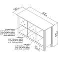 thumbnail image 6 of Atlin Designs Modern 6 Cube Bookcase in Shiplap Gray/White - Engineered Wood, 6 of 8