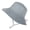 Grey, variant on Opolski Kids Floral Dinosaur Print Adjustable Wide Brim Anti-UV Bucket Cap Beach Sun Hat