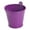 Purple, variant on YIEMEEN Mini Flower Pot with Handle Metal Barrel Planter Succulent Hanging Bucket for Home Outdoor Garden Yard Fence Hanging