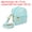 Blue, variant on Uxcell Mini Backpack Cute Cosmetic Bag for Women, PU Leather Crossbody Bag with Lanyard Blue