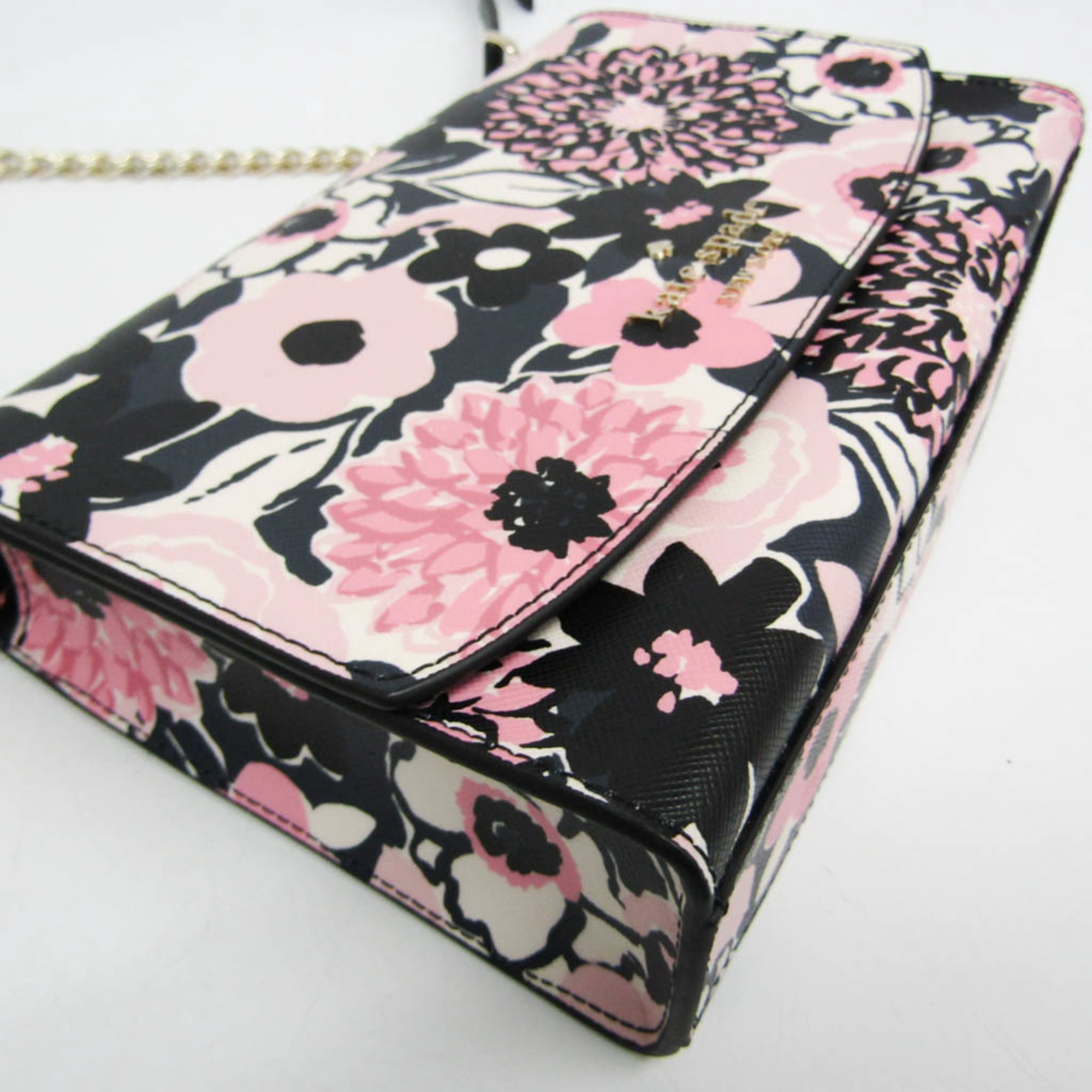 Pre-Owned Kate Spade Carson Dahlia Floral Printed K8111 Women's PVC Handbag,Shoulder... (Good)