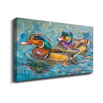 Duck Canvas Art Duck Wall Decor Bird Canvas Wall Art For Livingroom Bedroom Office