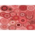 thumbnail image 1 of Ahgly Company Machine Washable Indoor Rectangle Transitional Red Area Rugs, 8' x 12', 1 of 7