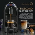 thumbnail image 4 of Jassy 20 Bar, 1-Cup Black Espresso Machine, 4 of 5