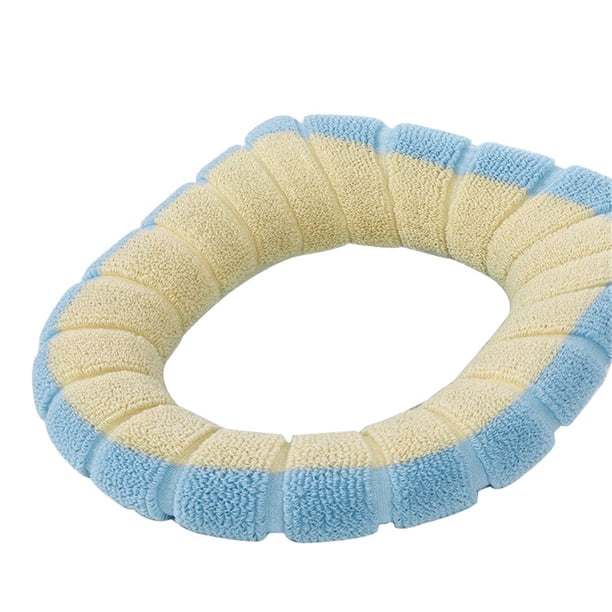 Inteprter Alfombrilla para asiento de inodoro, almohadilla suave, alfombrilla lavable para armario, cojín más cálido, accesorios de baño Juegos de accesorios de baño No.05 Inteprter HA001085-05