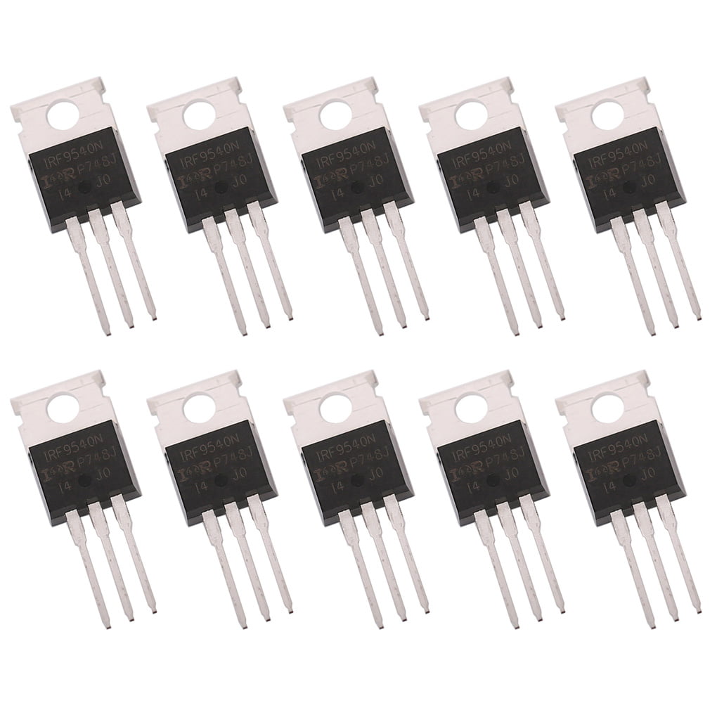 10x IRF9540 P-Channel Power MOSFET 23A 100V TO-220 "IR" 