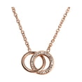 thumbnail image 3 of Collar de Mujer LuckyLy Amy Acero Inoxidable Zirconia Cúbica Rosa UNITALLA, 3 of 6