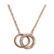 thumbnail image 3 of Collar de Mujer LuckyLy Amy Acero Inoxidable Zirconia Cúbica Rosa UNITALLA, 3 of 6