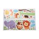 thumbnail image 2 of Hermosa calcomanía de pared de dibujos animados para habitación de niños, pegatina de fondo para jardín de infantes, decoración del hogar, 2 of 8