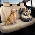 thumbnail image 5 of Car Seat Cover for Jeep Compass 2007-2026, Beige Car Seat Covers, Waterproof Leather, 5 Piece Full Set, Easy to Clean and Install, Wear Resistance, Beautify Interior, 5 of 7