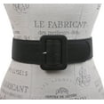 thumbnail image 2 of Women's 2 1/4" Wide High Waist Stitch Rectangular Leather Belt, 2 of 3