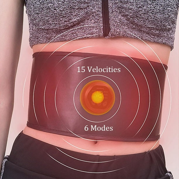 Electric Weight Loss Belt EMS Waist Slimming Abdominal Training Weight Loss  Belt Instrument for Men and Women Home Lazy Belly Belt 