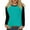 Turquoise_04#712, variant on Homozy Women's Raglan T Shirts Color Block Long Sleeve T-Shirts Casual Basic Fall Tee Tops Blue M