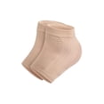 thumbnail image 1 of Adultos Hidratante Calcetines de talón Almohadillas de protección de absorción de sudor Cómodo Elástico Lavable 2 piezas para pies duros y ásperos Color de piel Fernando Calcetines talón hidratantes, 1 of 8