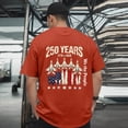 thumbnail image 2 of CAUYDY USA Flag Shirt for Men 1776 American Patriotic T-Shirt 4th of July We The People Tee Tops 250 Years Birthday Patriotic(L101-Red,M), 2 of 6