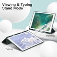 thumbnail image 6 of JETech Case for iPad Pro 12.9 Inch (2015/2017 Model, 1st/2nd Generation) with Pencil Holder, Slim Tablet Cover with Soft TPU Back, Auto Wake/Sleep (Misty Blue), 6 of 8