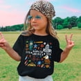 thumbnail image 3 of Happy 250 America Doodle 4th of July Family Matching T-Shirt, Cute USA 1776-2026 Patriotic Americana Tee, Unisex Cotton Shirt, 3 of 8