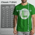 thumbnail image 5 of Men's Nintendo Luigi Circle Icon  Graphic T-Shirt, 5 of 10