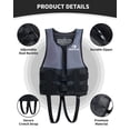 thumbnail image 4 of Owntop Kids Life Jacket Swim Vest,Youth Flotation Buoyancy Lightweight Quick-Dry & Adjustable Buckles Swimming Jacket for Boys/Girls,Black Gray, 4 of 7