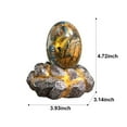 thumbnail image 4 of Matsuzay Estante de de huevo de Animal transparente para niños, mesita de noche, huevos, sala de estar, escultura, estatua, juguetes, Artesanía Azul que brilla intensamente, 4 of 6