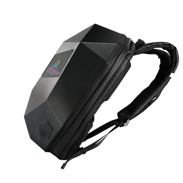 Mochila de Motocicleta LED, Bolso de Hombro de Pantalla USB Gran Capacidad para Ciclismo Al Aire Libre