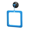 thumbnail image 3 of Anillo De Alimentación Para Peces, 2 Uds., Alimentador De Alimentos Flotante Para Acuario Azul, Círculo Multiusos Engrosado, Cuadrado, Seguro Para Pecera, 3 of 7