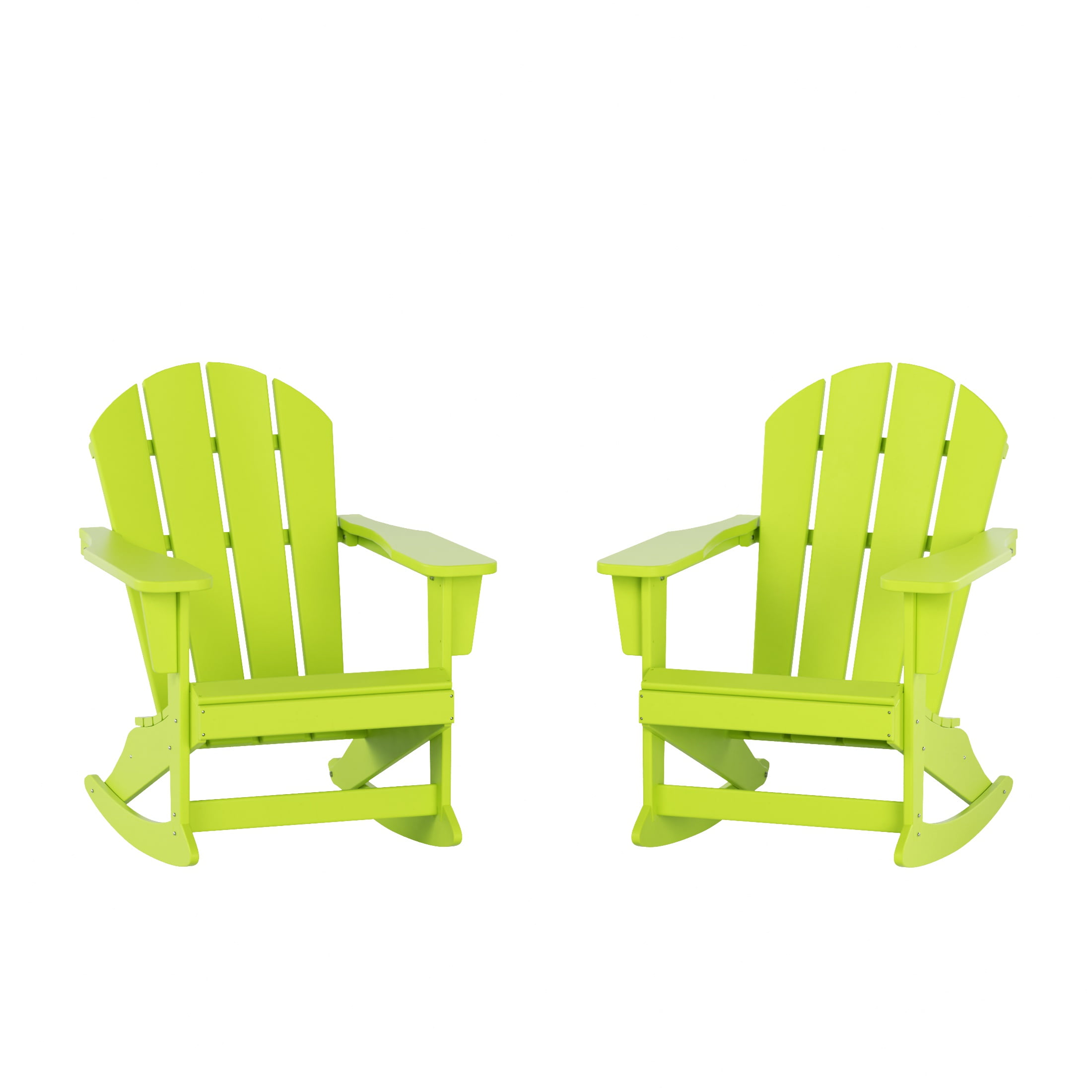 Westintrends Malibu Outdoor Rocking Chair Set of 2, All Weather