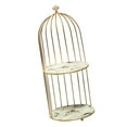 thumbnail image 3 of Perfume Rack Makeup Jewelry Display Shelf shelf makeup perfume Creams Tray White black 2 Tier, 3 of 9