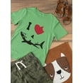 thumbnail image 3 of I Love Sharks. Toddler T-Shirt,  4 Toddler, 3 of 4